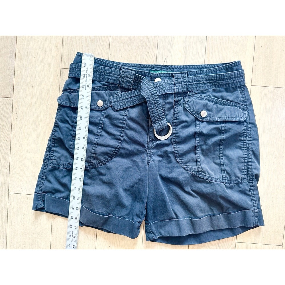Lauren Ralph Lauren Vintage Women's Black Belted Cotton Outdoor Cargo Short 10